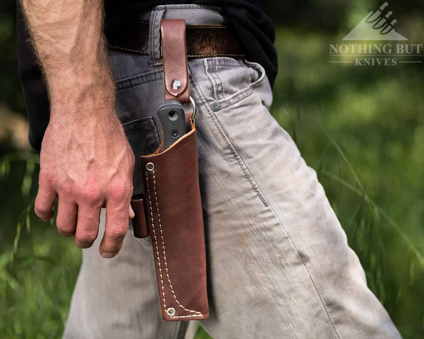Reiff F4 Review - Image 12 The F4 ships with a leather sheath on a dangler.