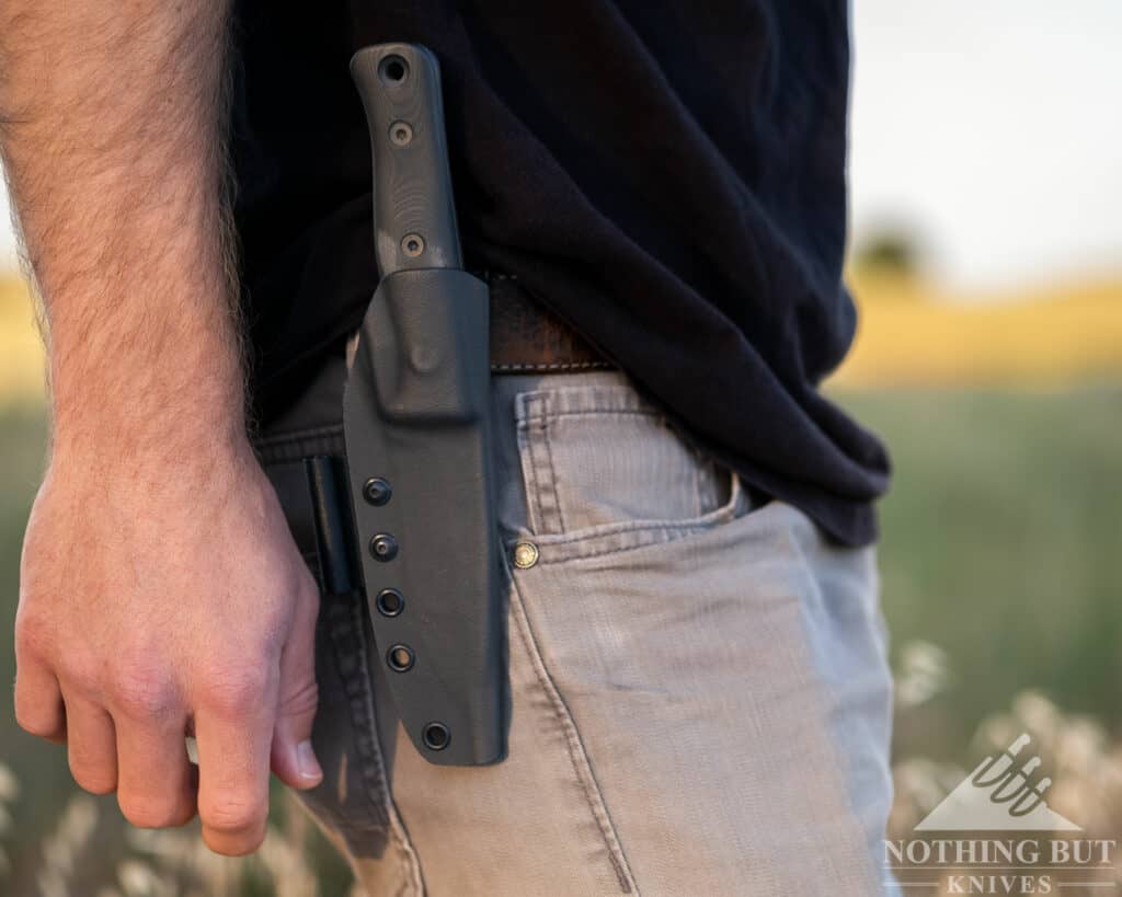 Reiff F4 Review - Image 11 The kydex sheath that ships with the F4 is adjustable.