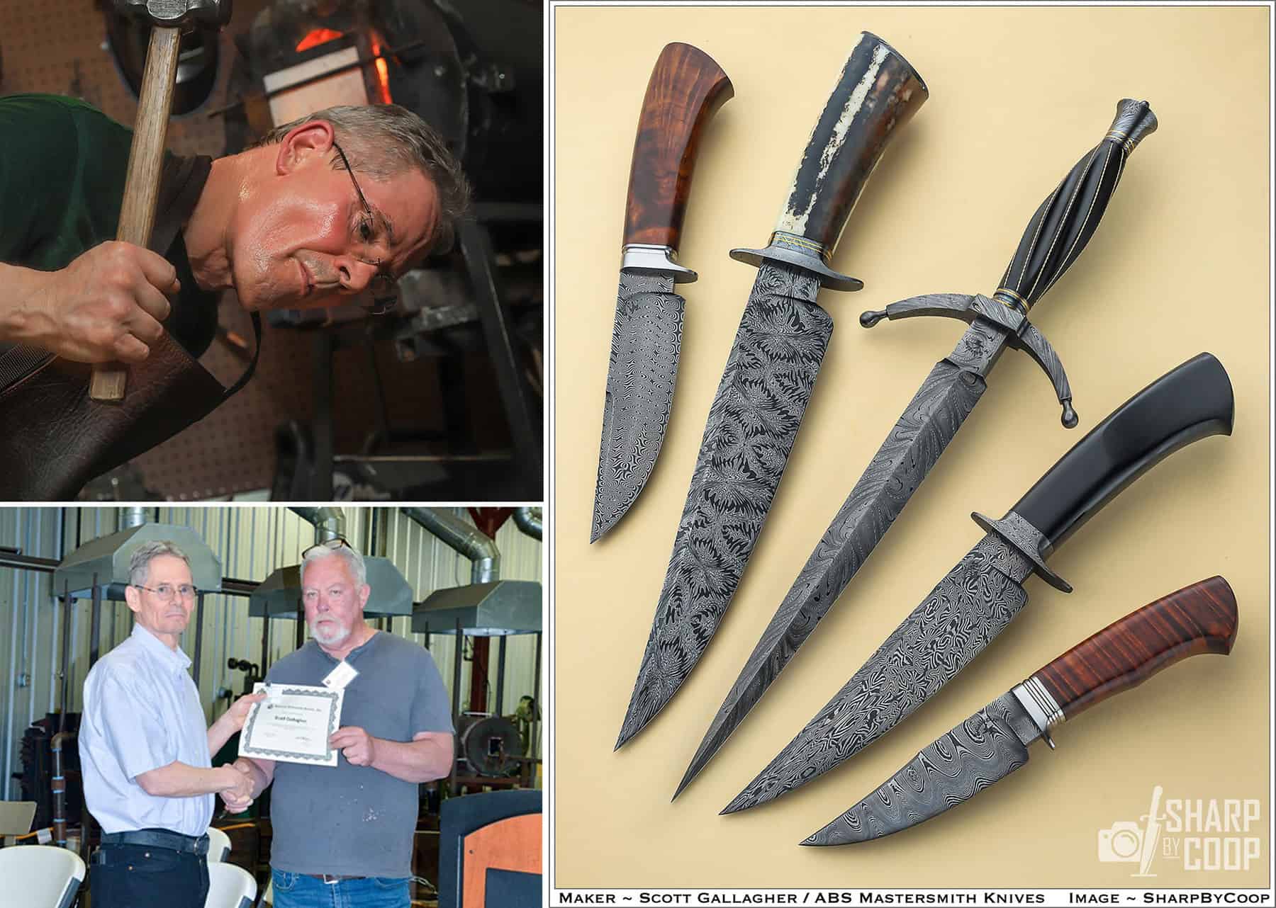 NBK Custom Knifemaker Spotlight on Scott Galagher.