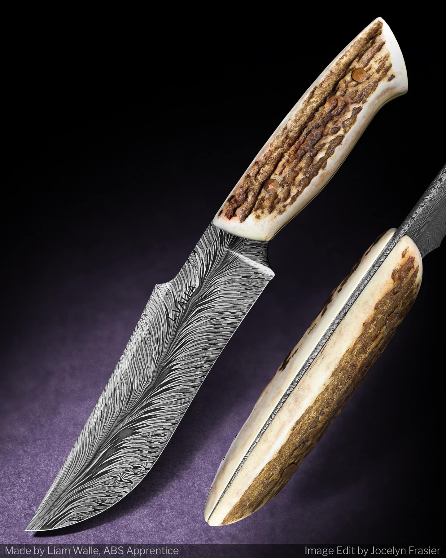 Nbk Custom Knifemaker Spotlight On Liam Walle - Image 3 Custom full tang fighter fixed blade by Liam Walle.