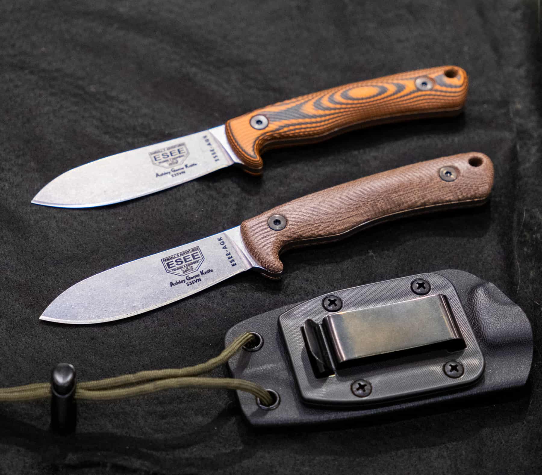 The small Esee AGK at Blade Show 2023.