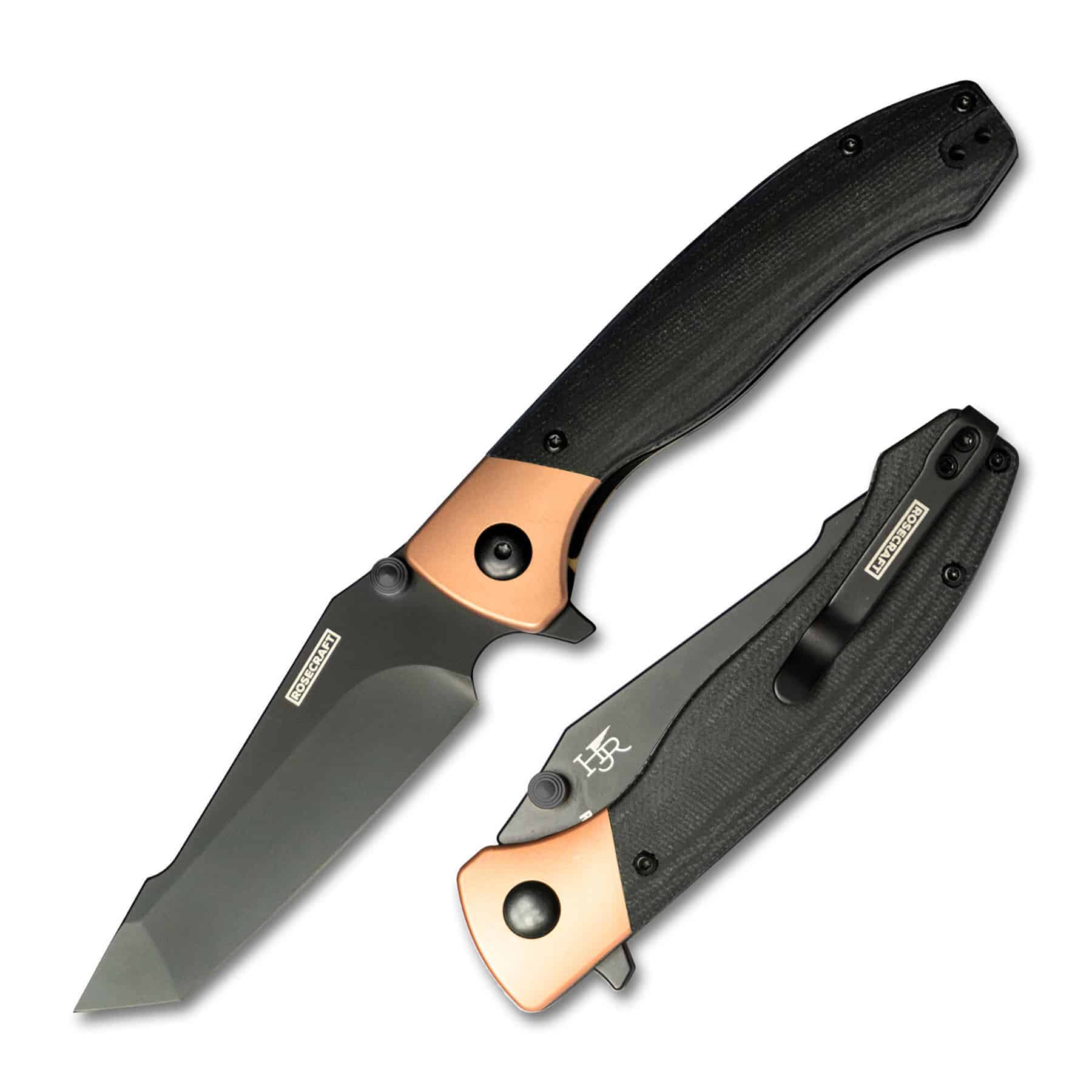 The Rosecraft Aeris Rex is a tactical folder with a gentleman's carry aesthetic. 