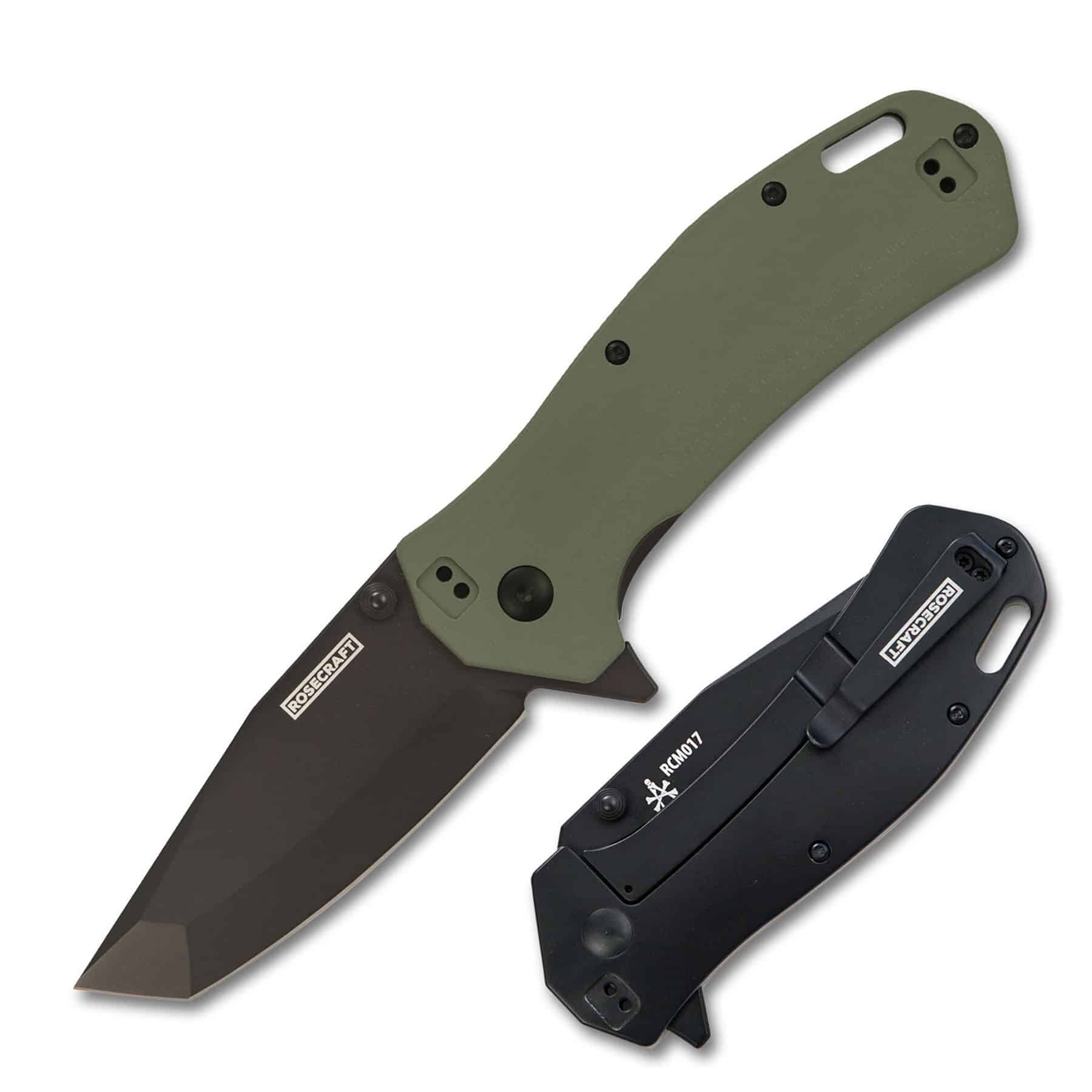 The MA11 is a tctical hard use knife from Rosecraftr. 