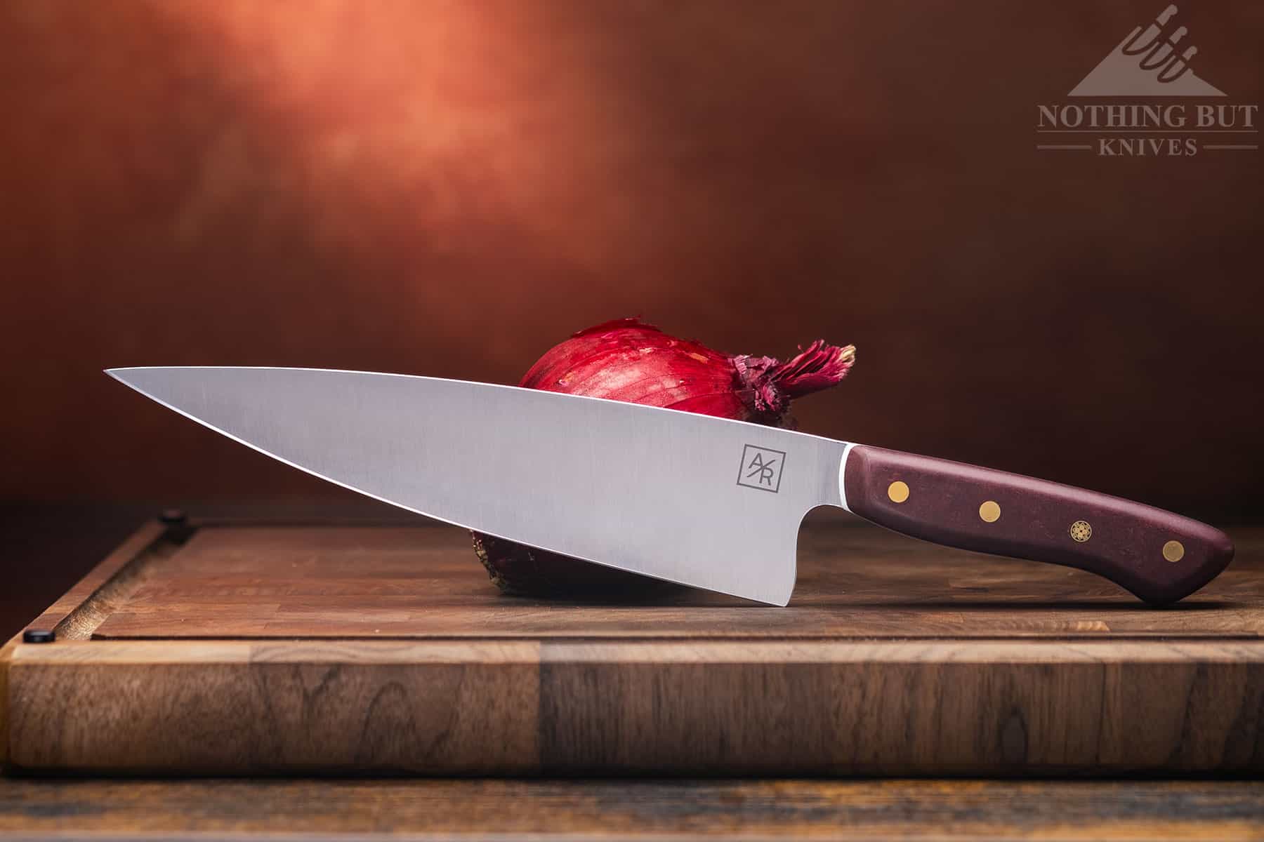 The Artisan Revere chef knife is one of the all around best chef knives we have tested. 
