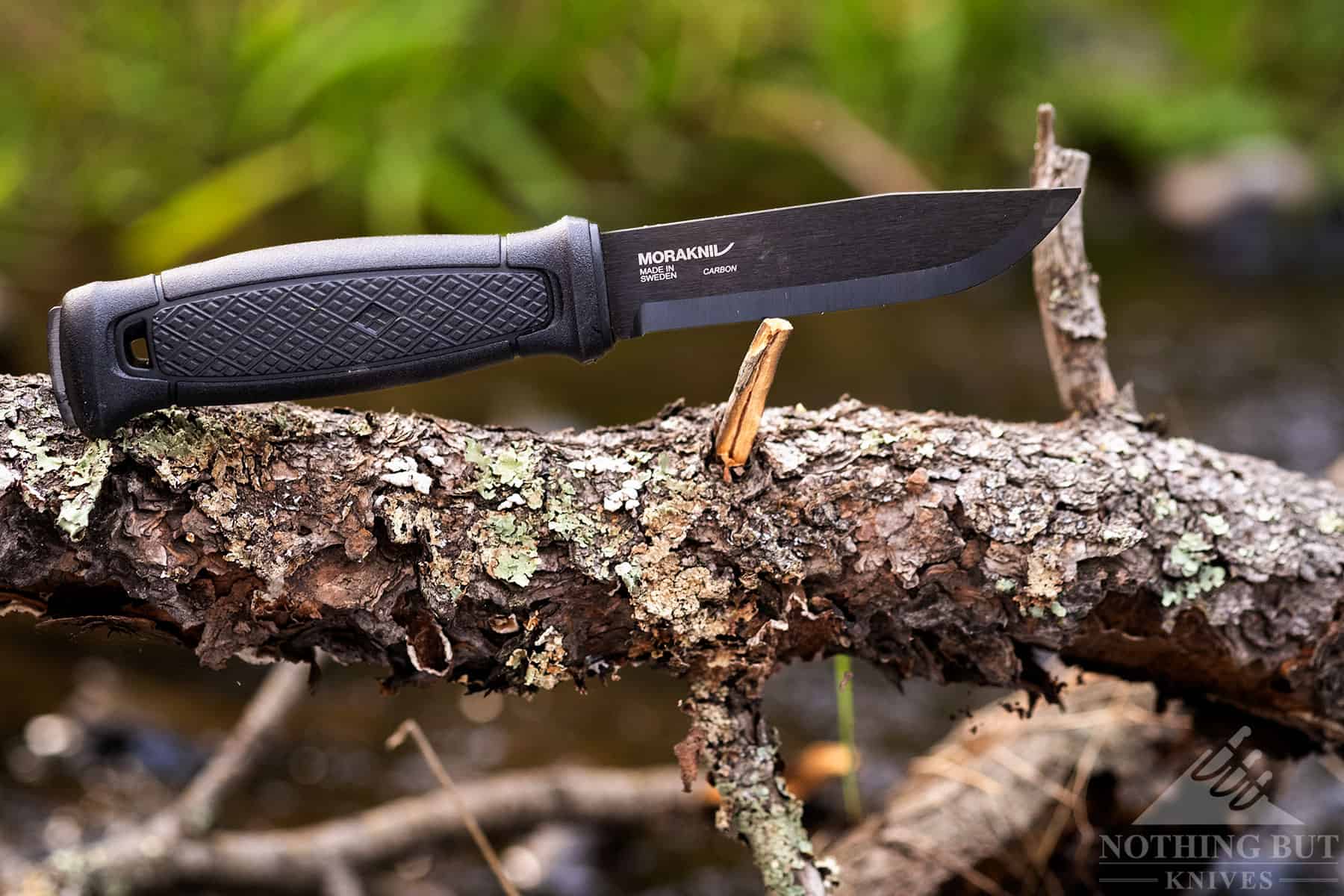 Mora Garberg Black Carbon bushcraft knife, multi-mount