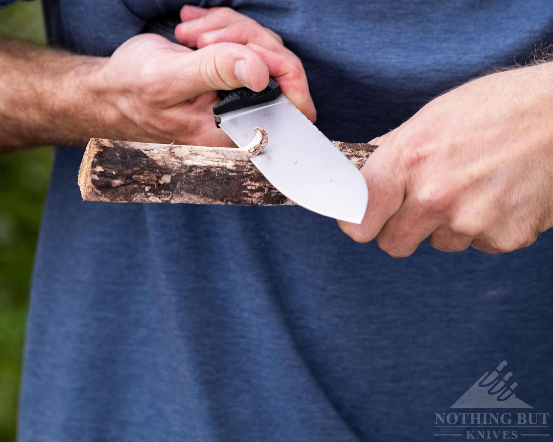 The Off-Grid Ridgeback is a versatile bushcraft knife available for under $100. 