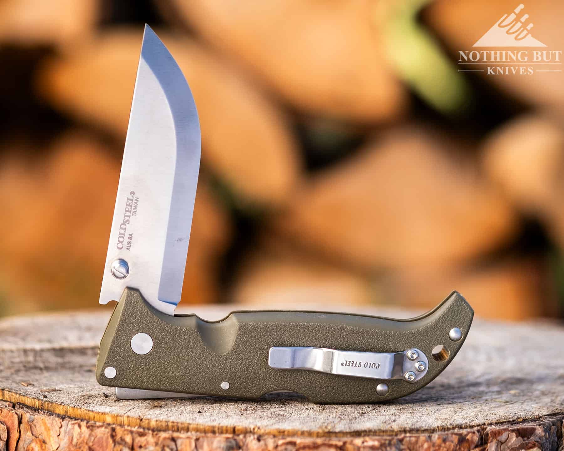 The Cold Steel Finn Wolf offers a lot of bang for the buck in the under $50 price range. 