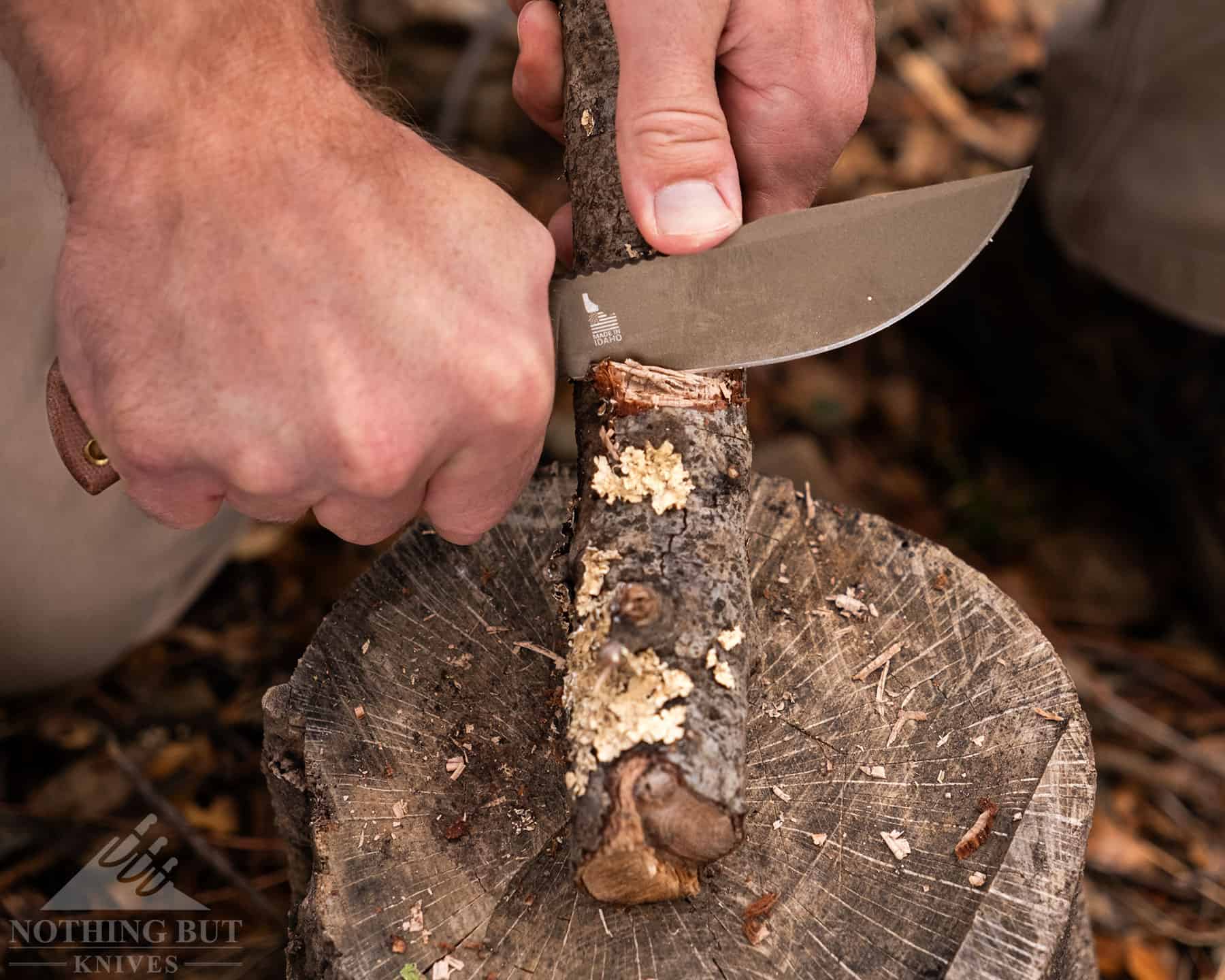 If detailed woodcraft type work is what you are into, this knife may be the best choice.