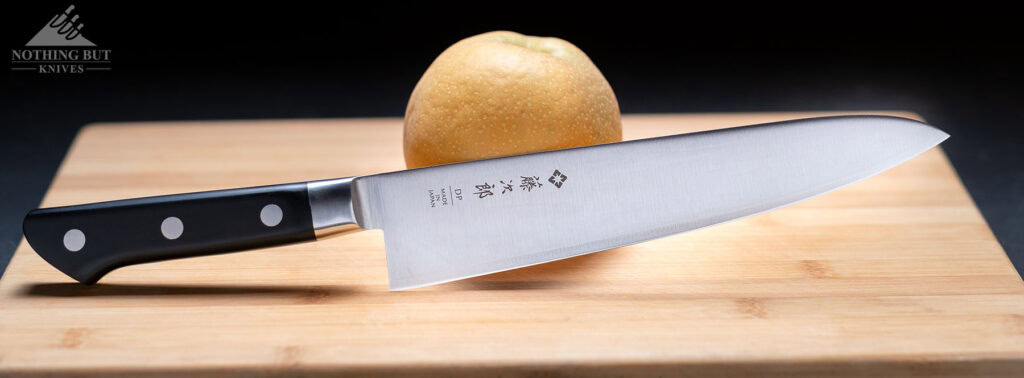 The 8 inch Tojiro DP is one of our most recommended chef knives.