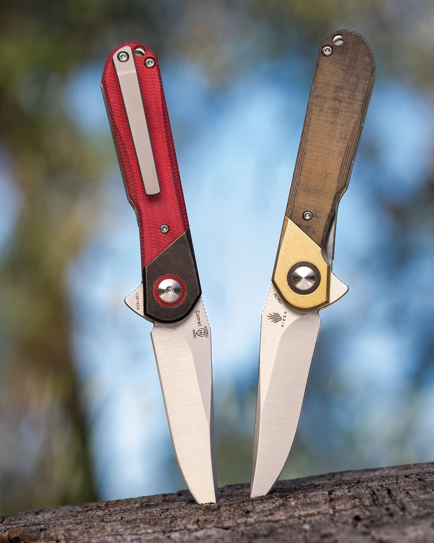 The Nothing But Knives hands on review of the Kizer Comet pocket knife.