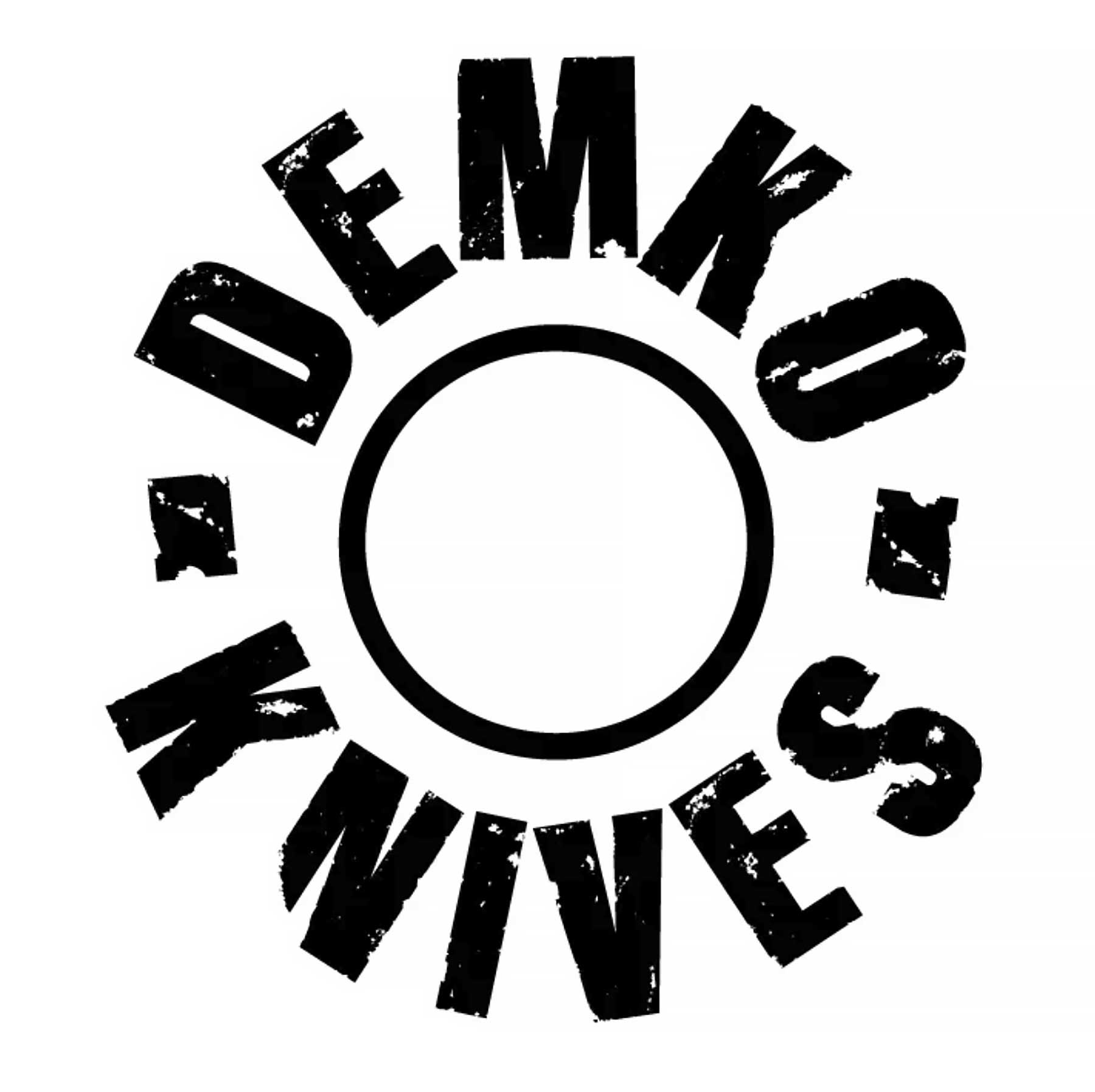 Demko Gyuto Chef Knife Review - Image 2 Black and white version of the Demko Knives logo.