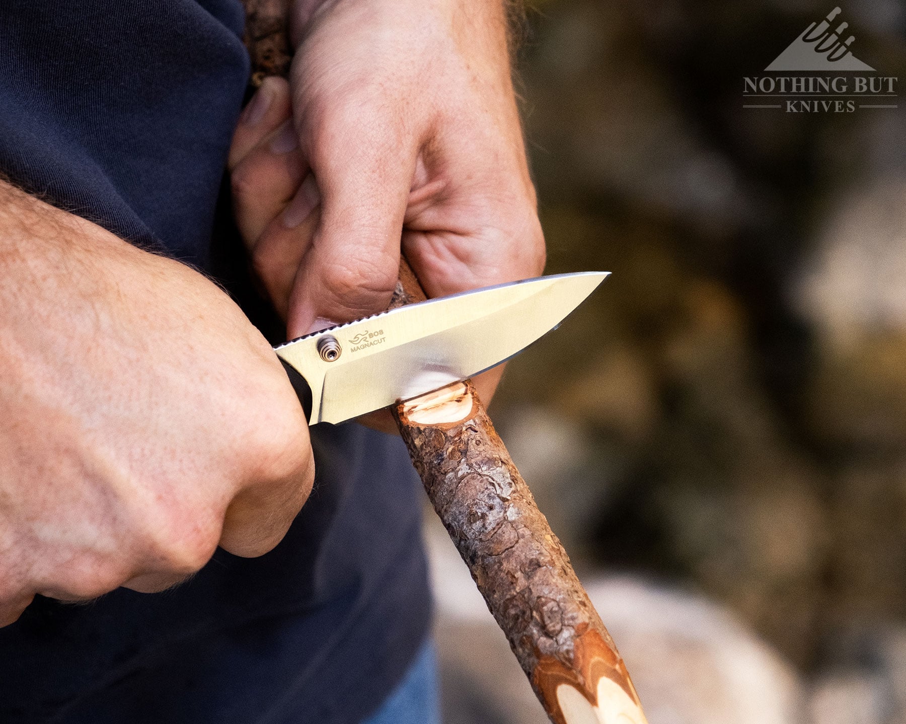 Carving a Notch in a Stick